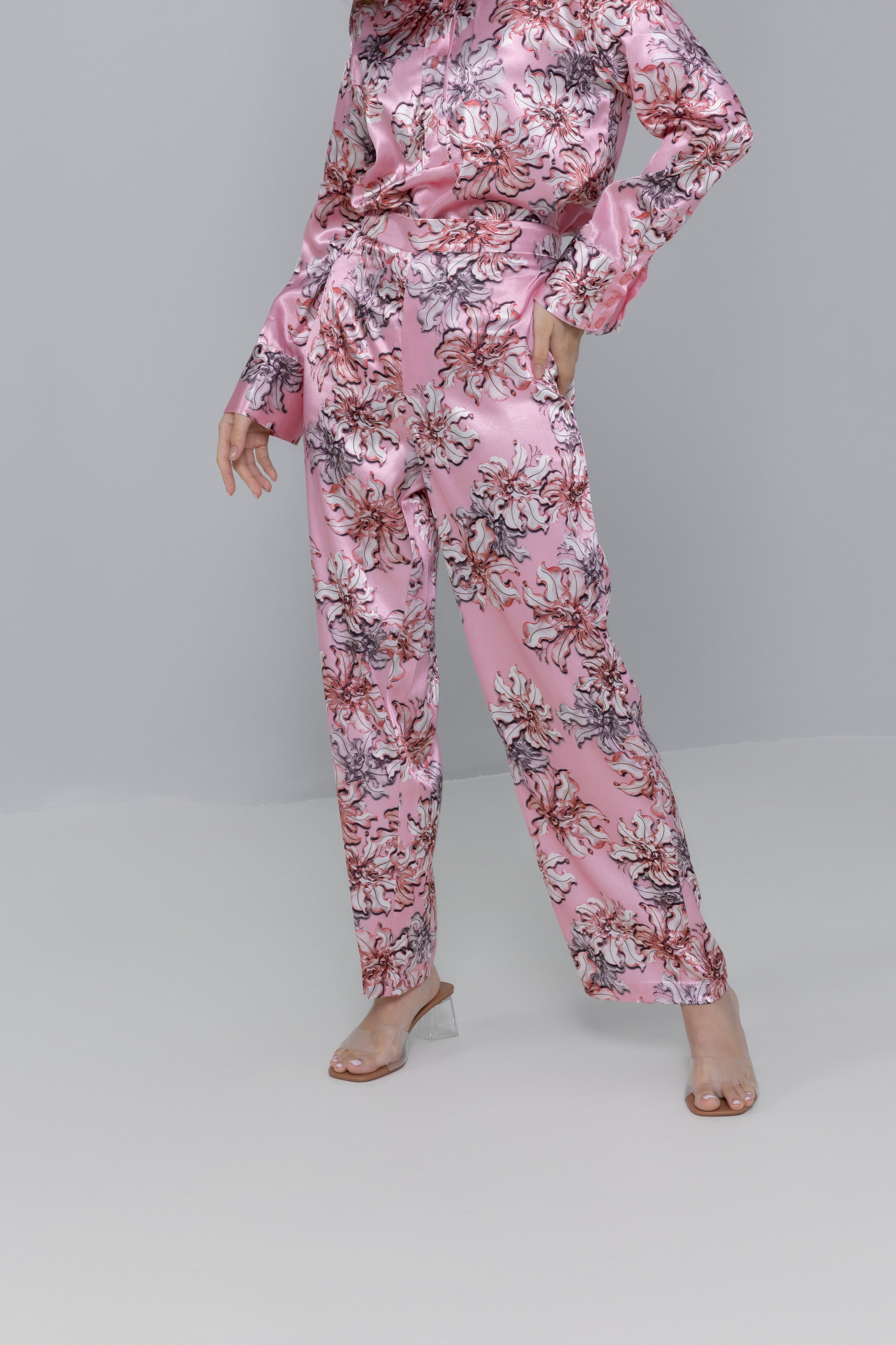 Flowing Printed Trousers