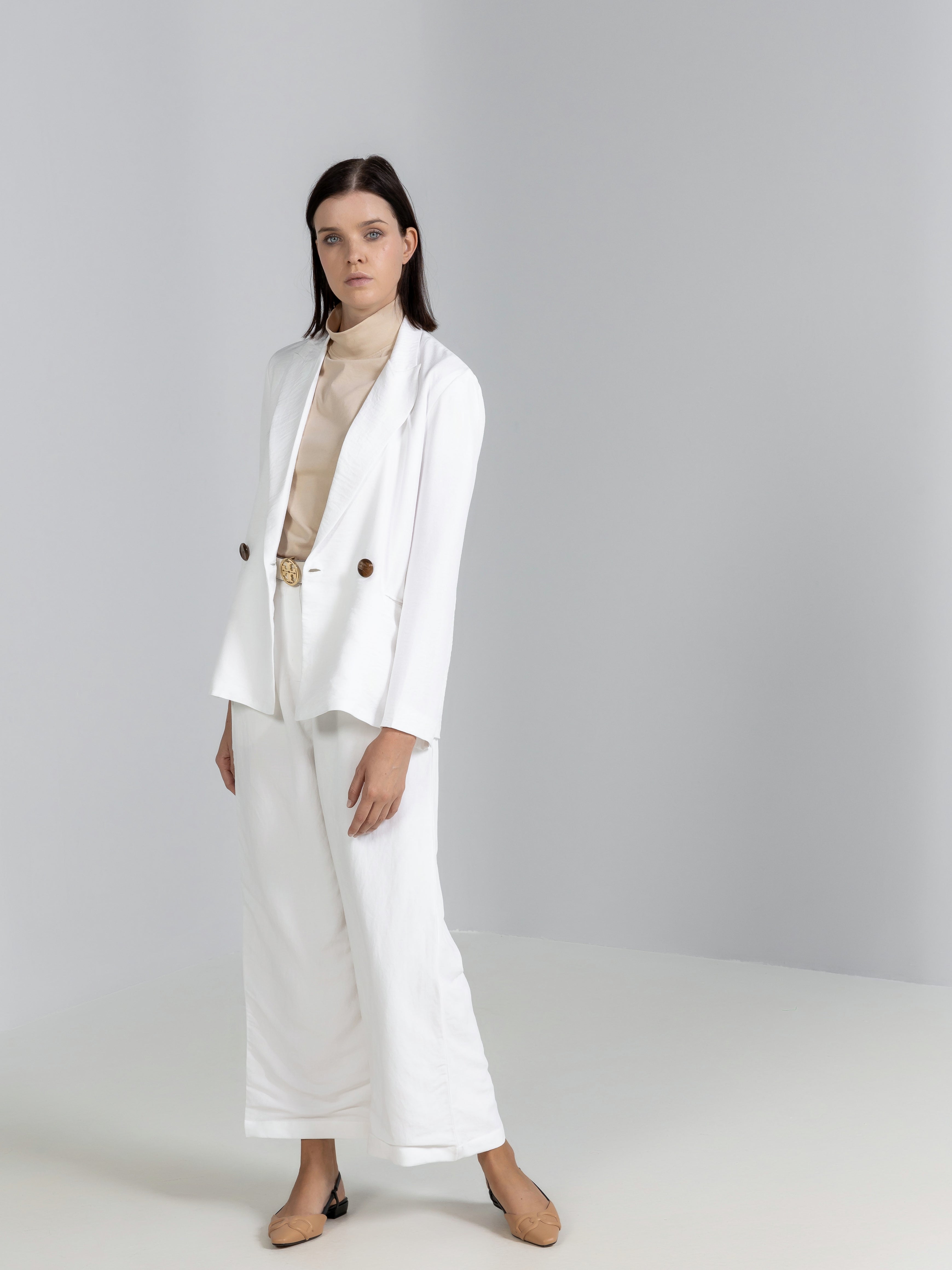 Loose-fit Linen Blazer