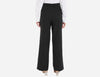 Straight-cut mid waist trousers