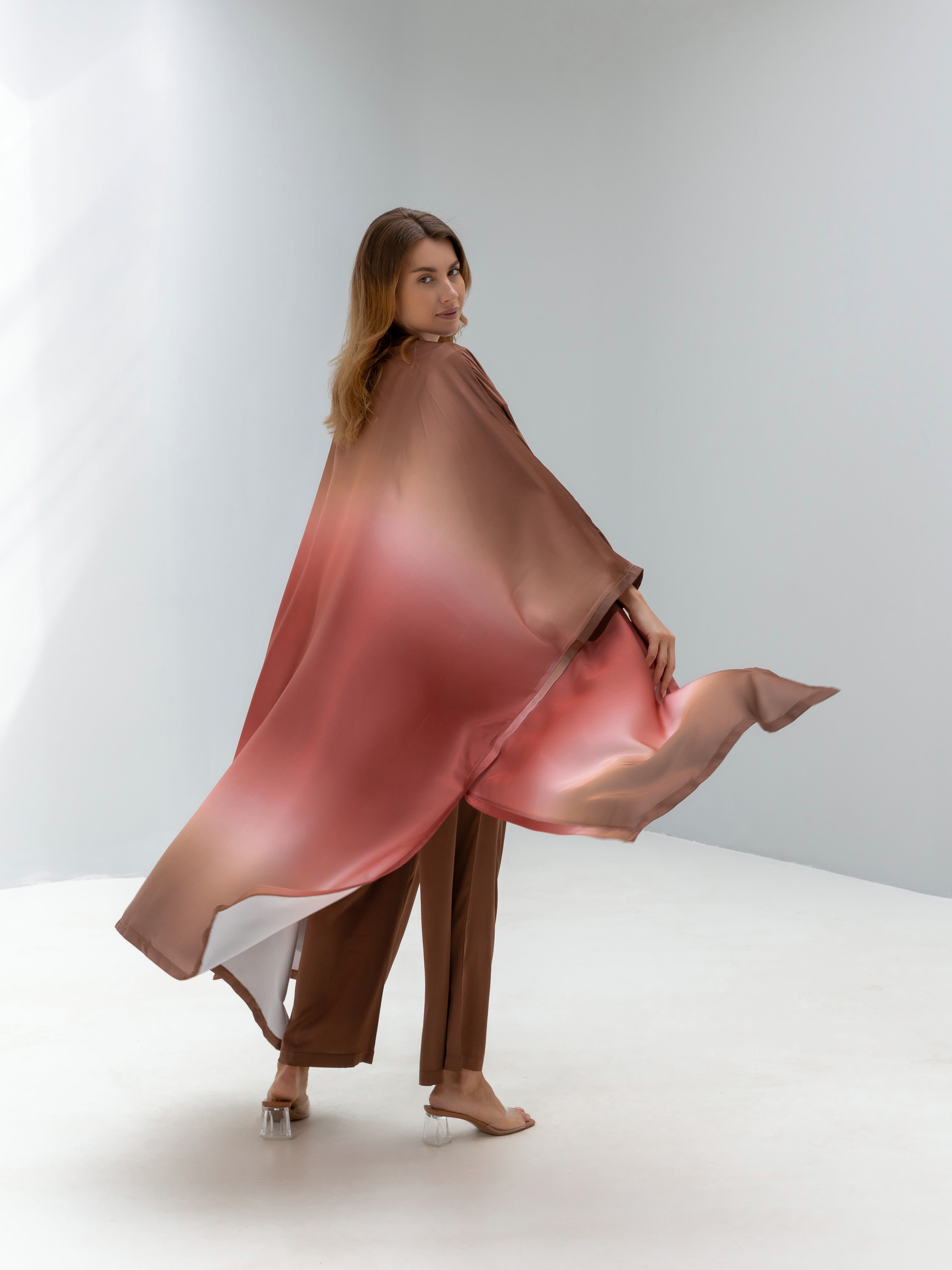 Maxi Silk Kimono