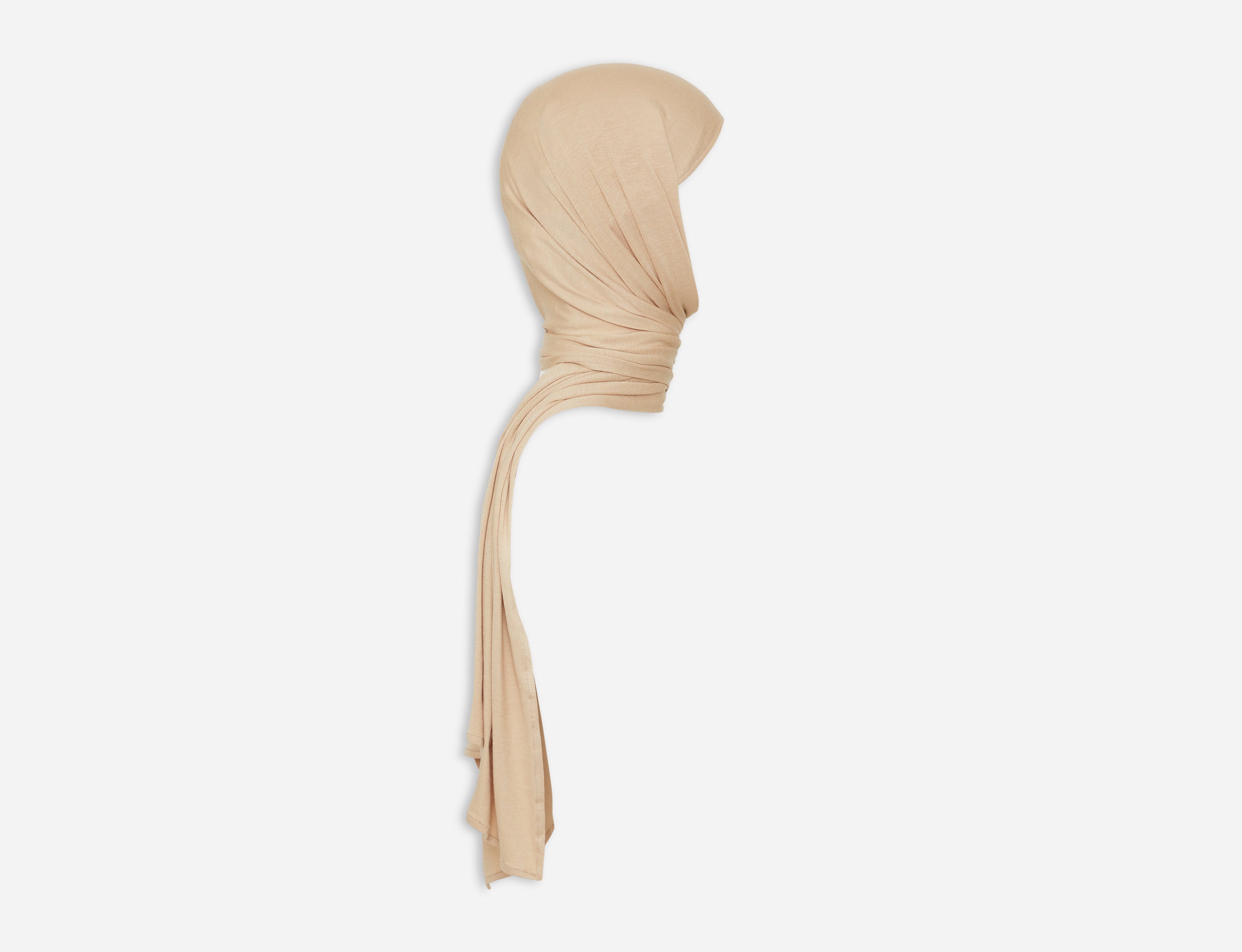 Scarf with invisible Under-Hijab with short cords