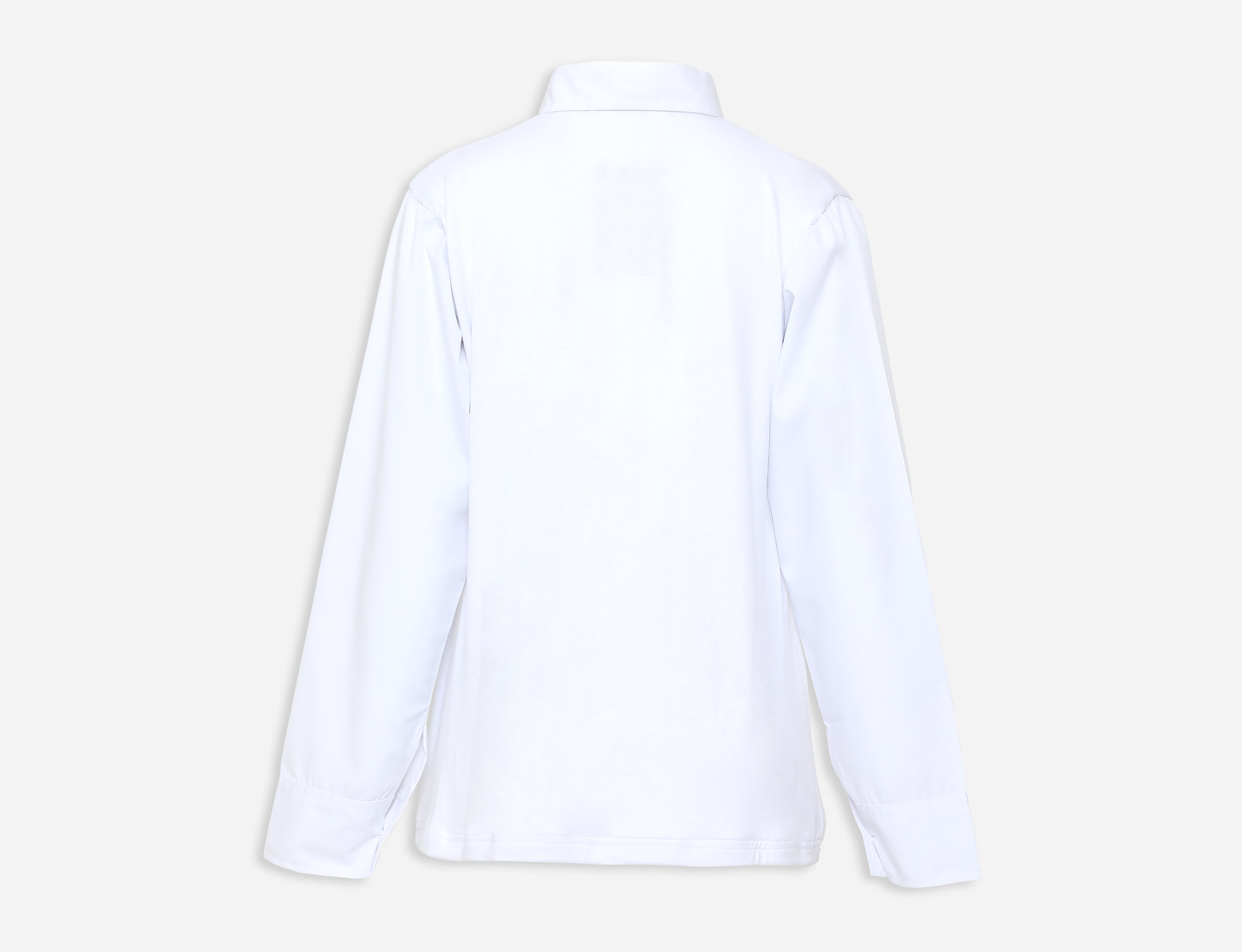 Collar top with shirt sleeves