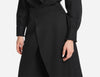 Wide leg pants with overlay skirt