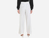 Straight-cut mid waist trousers
