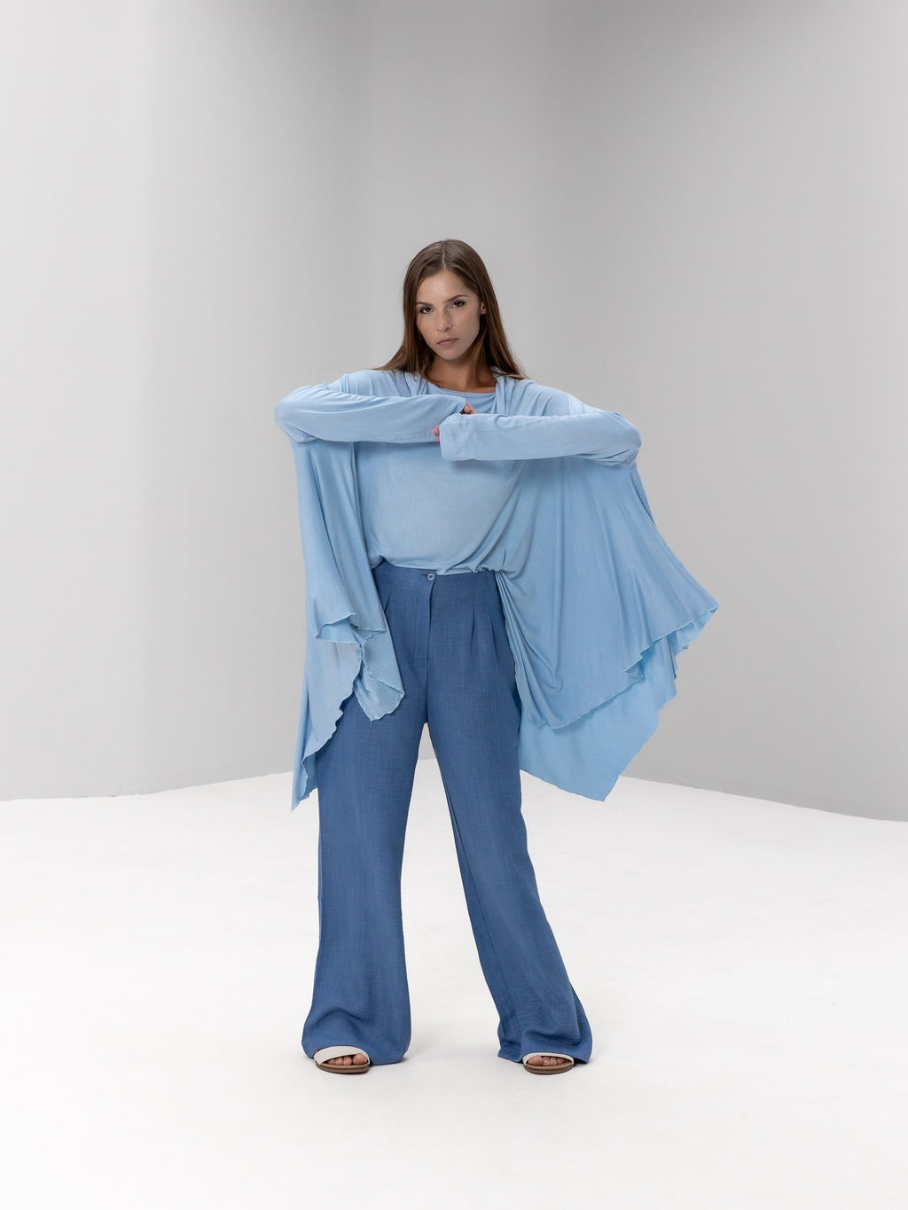 Wide leg Linen Pants