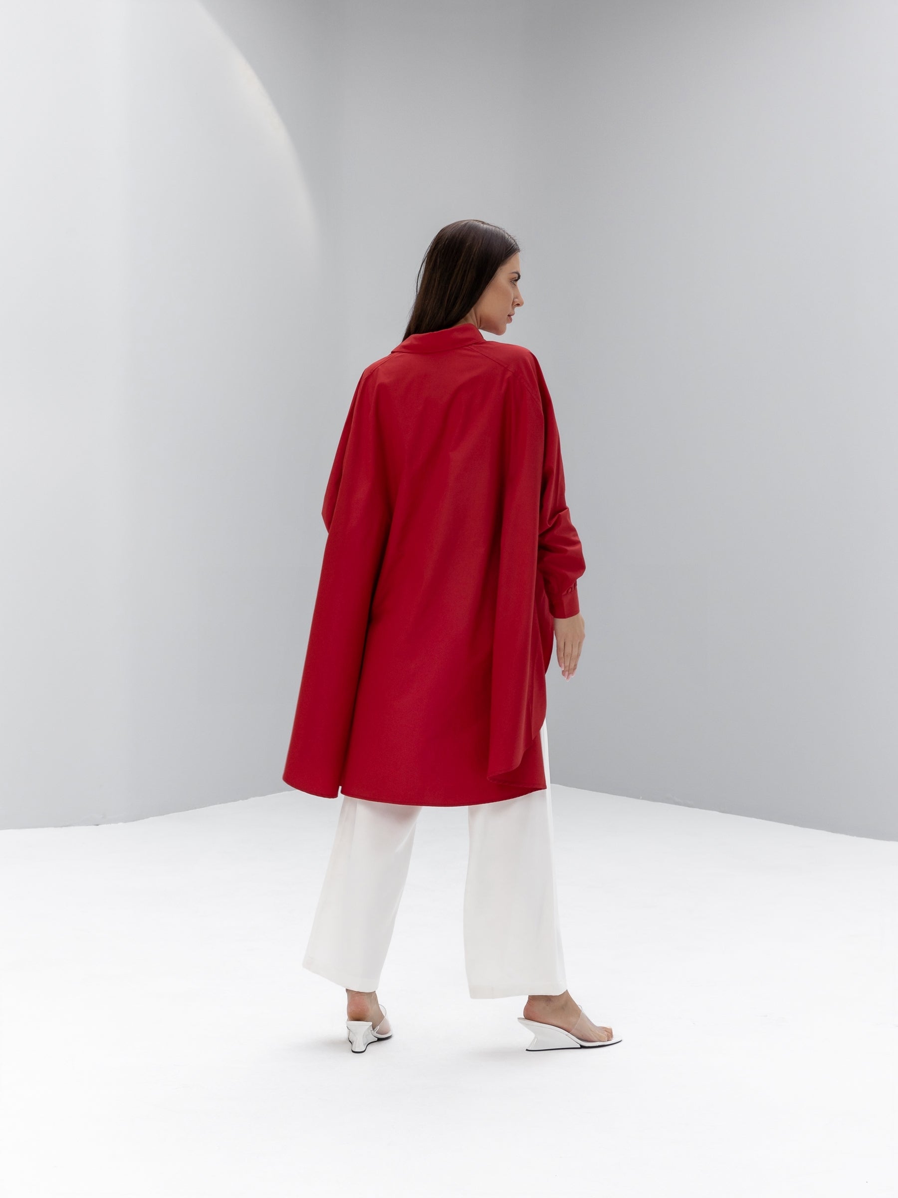High low oversized shirt