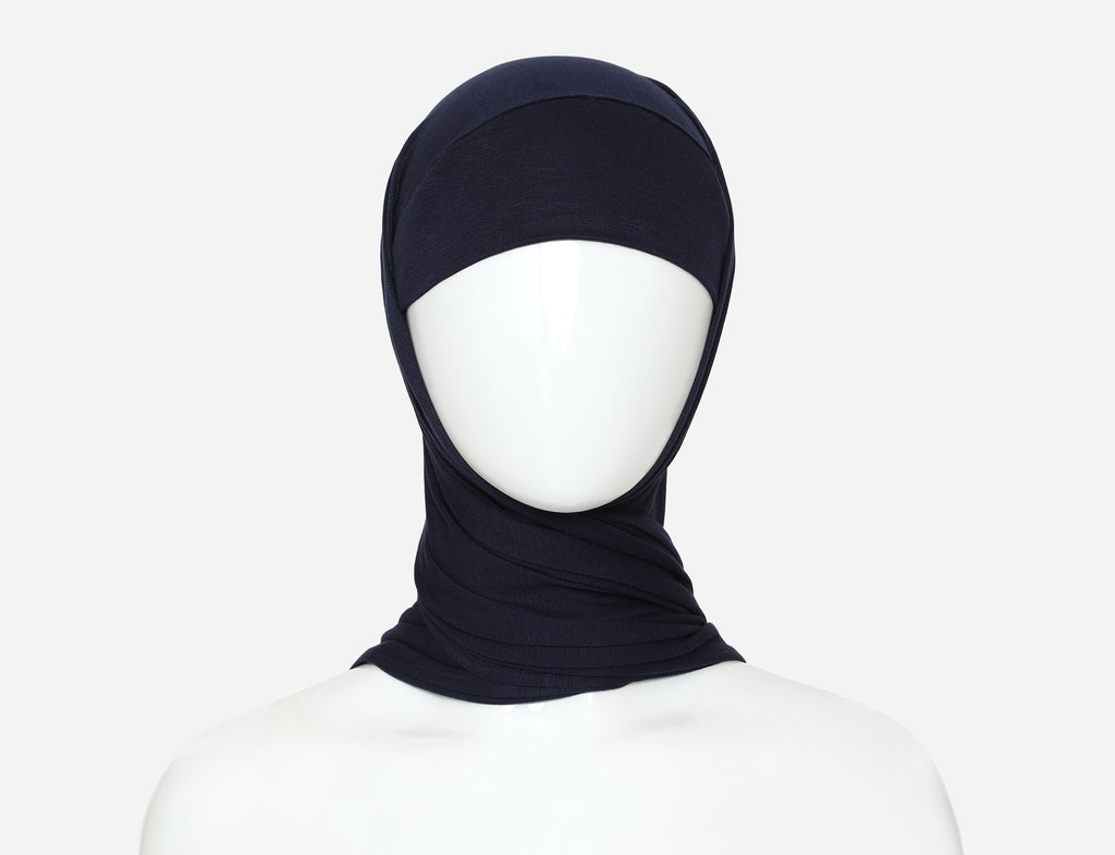 Scarf with visible Under-Hijab with short cords