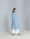 High-Slit Linen Top