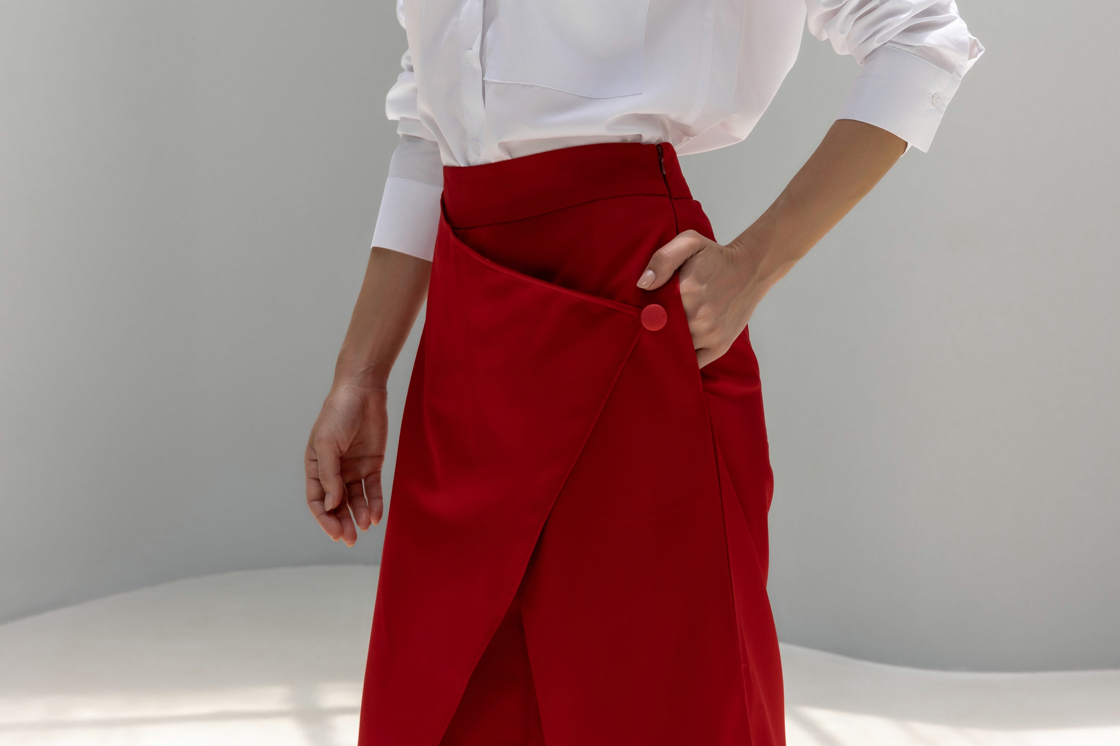 Cross over pants