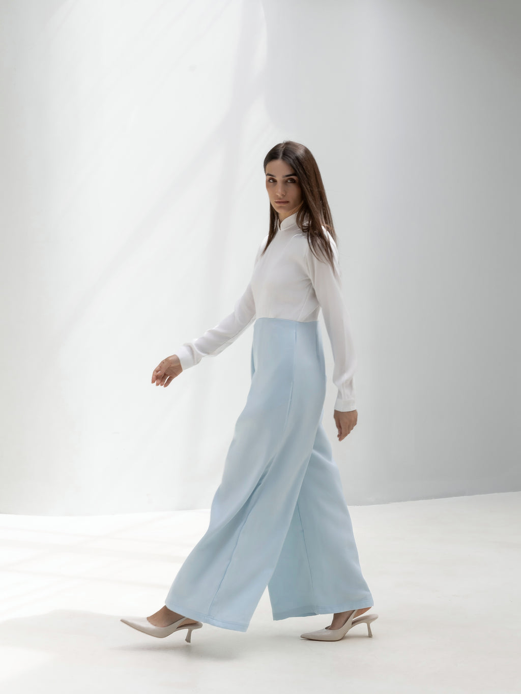 Mandarin Collar Jumpsuit