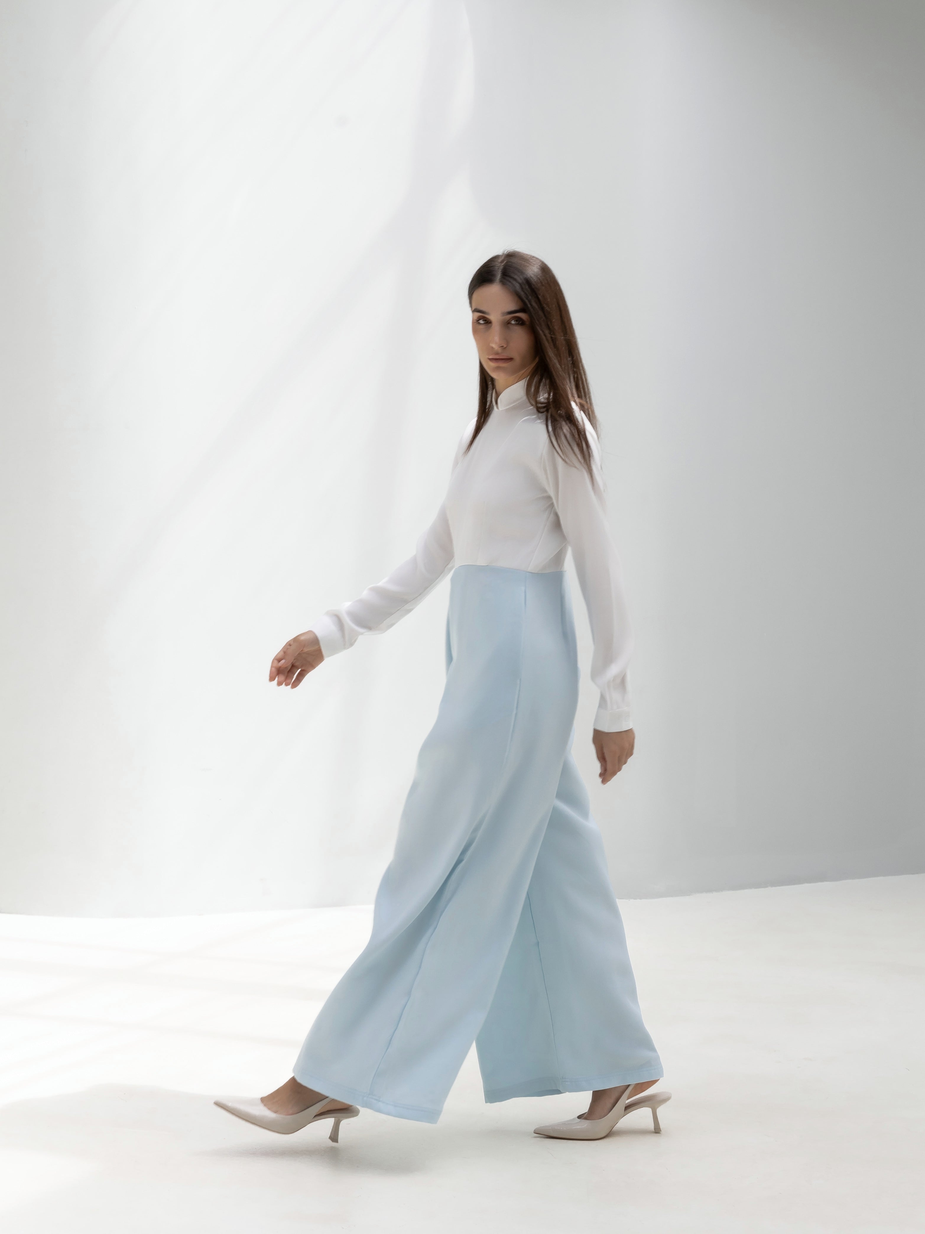 Mandarin Collar Jumpsuit