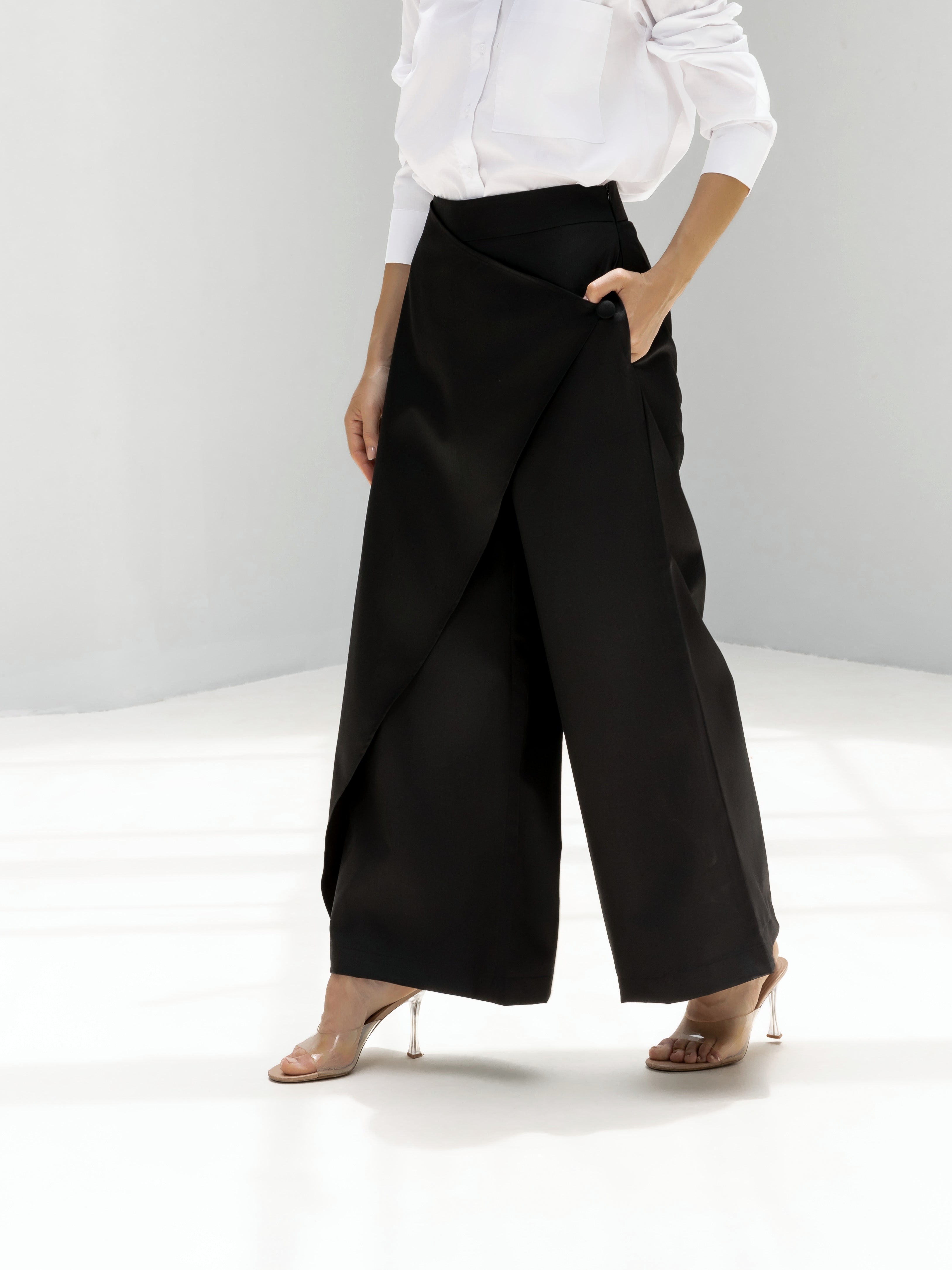 Cross over pants