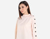 Shirt with buttons on sleeve