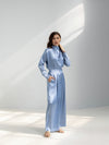 Wide leg Satin Trousers