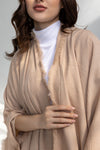 Linen Cardigan with fringes