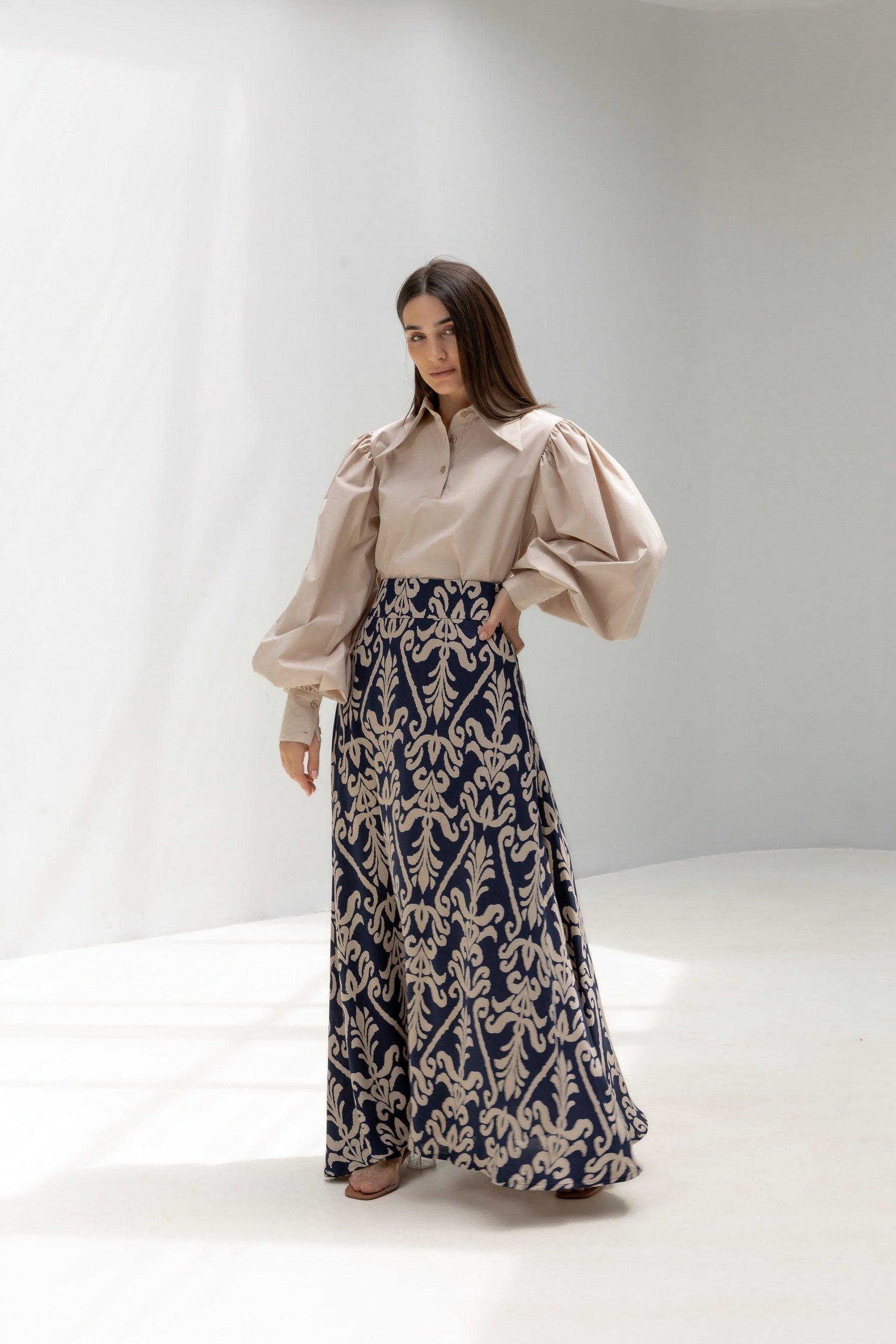 Lantern Sleeves Shirt