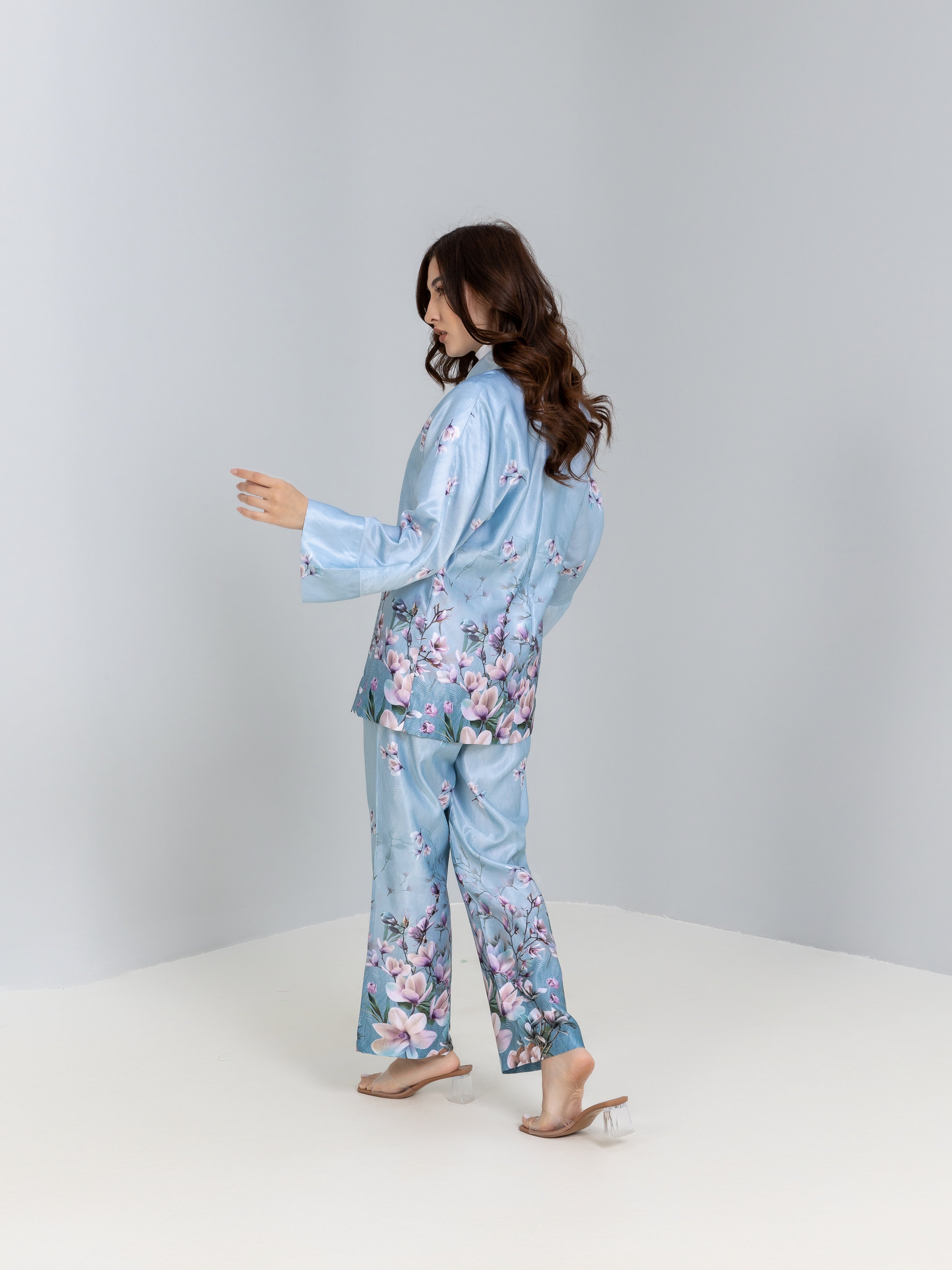 Floral Print Trousers