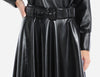 Faux Leather Skirt