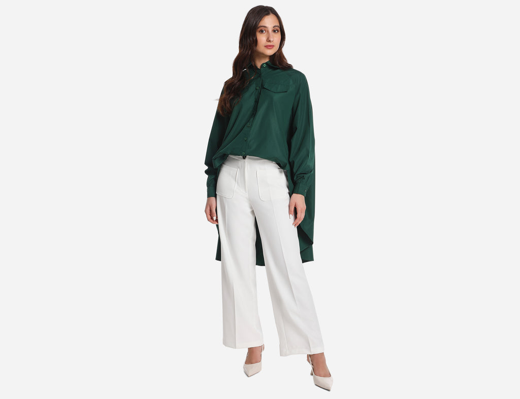 High low oversized shirt