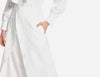 Wide leg pants with overlay skirt