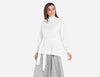 High neck Blouse with belt
