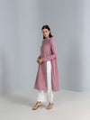 High-Slit Linen Top