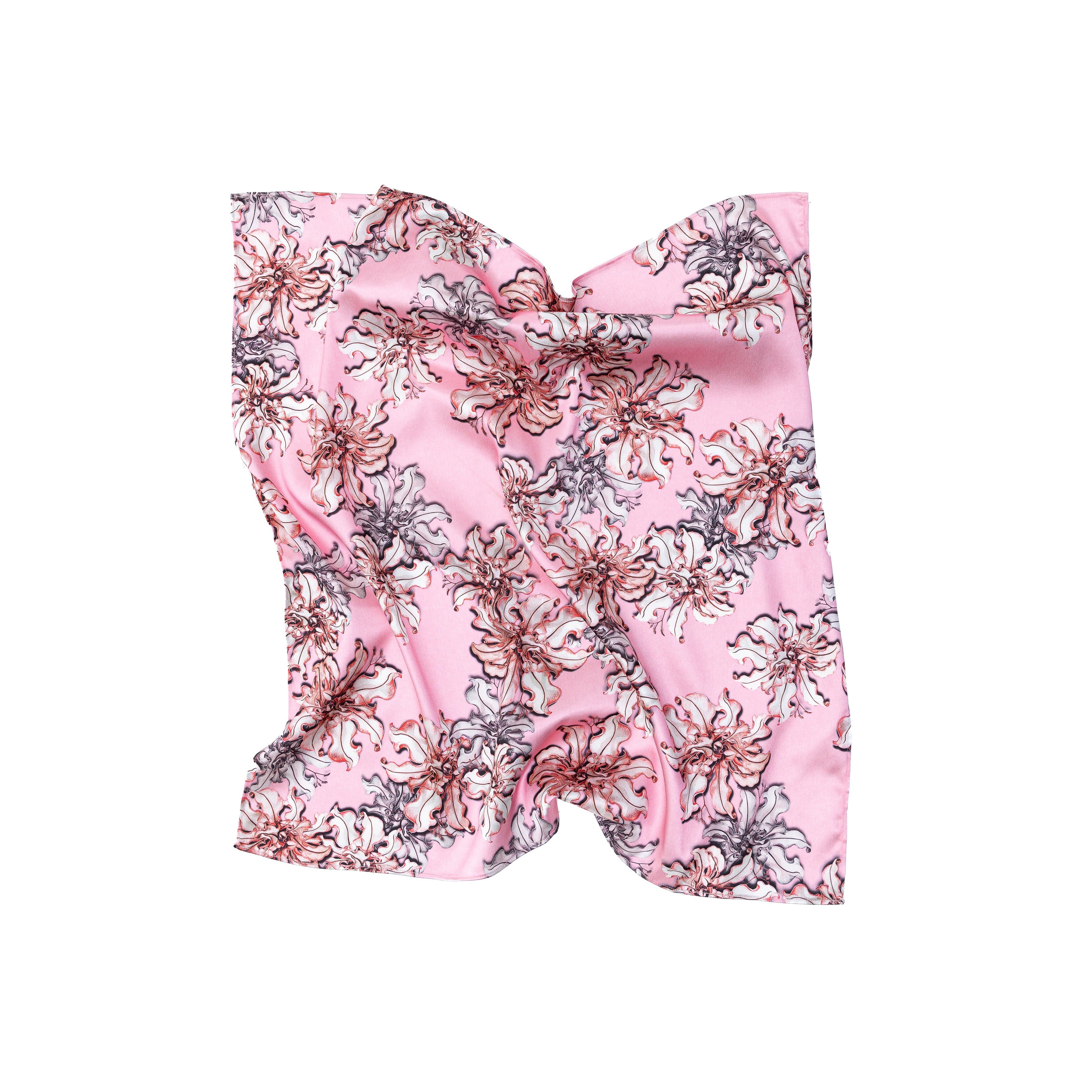 Printed Satin Scarf
