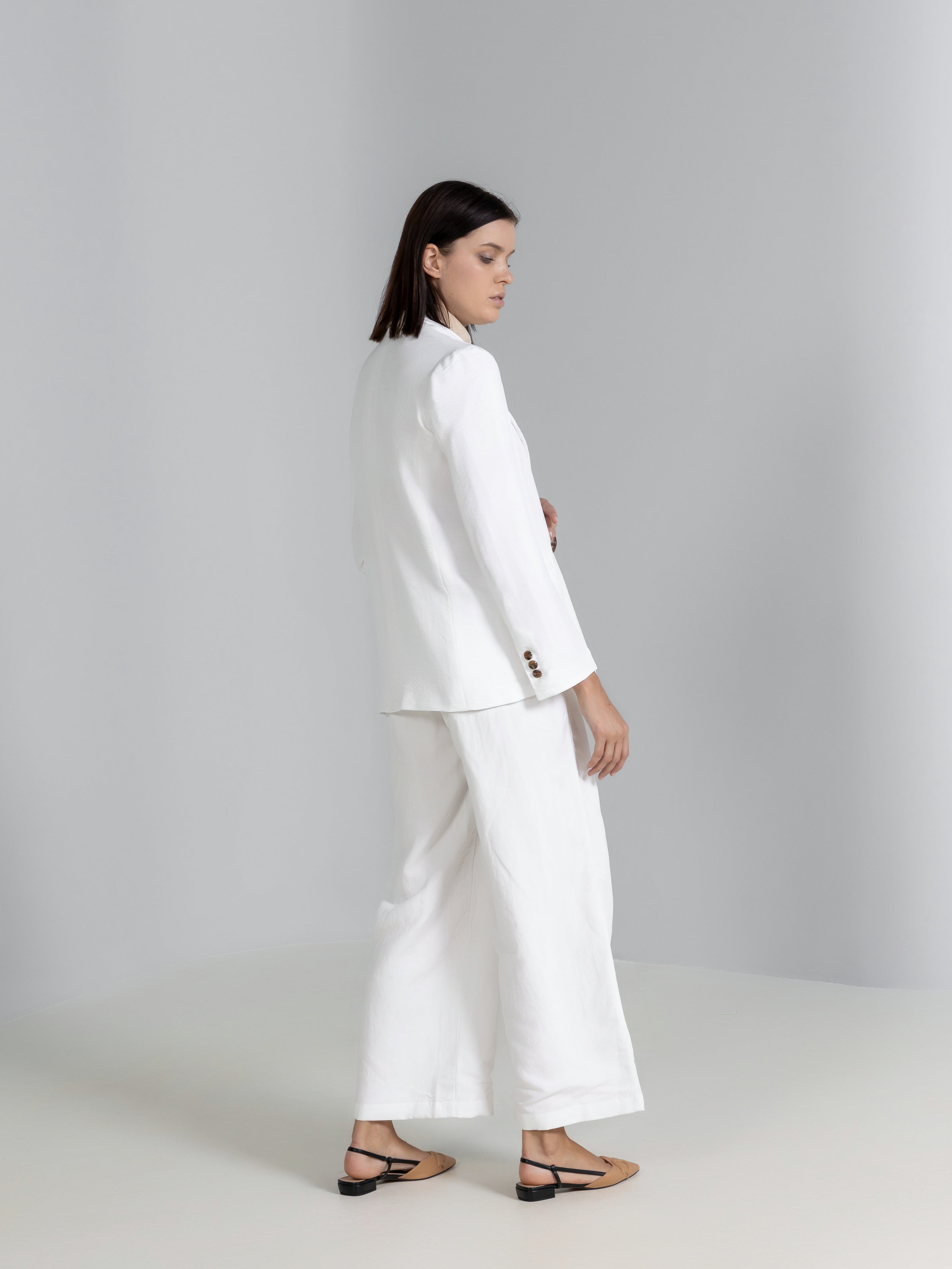 Loose-fit Linen Blazer