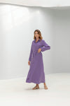 Linen Shirt Dress with Belt Bag