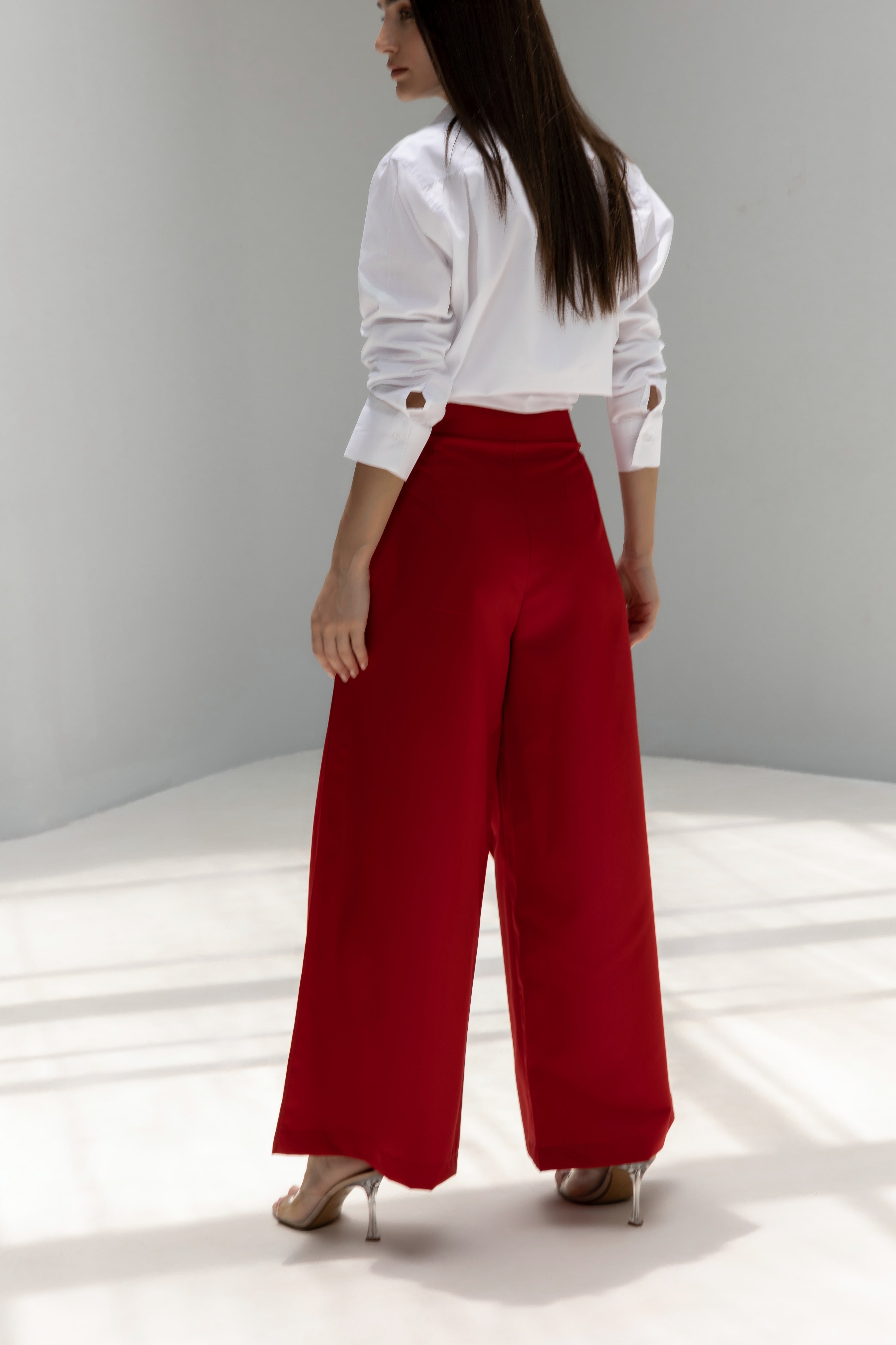 Cross over pants