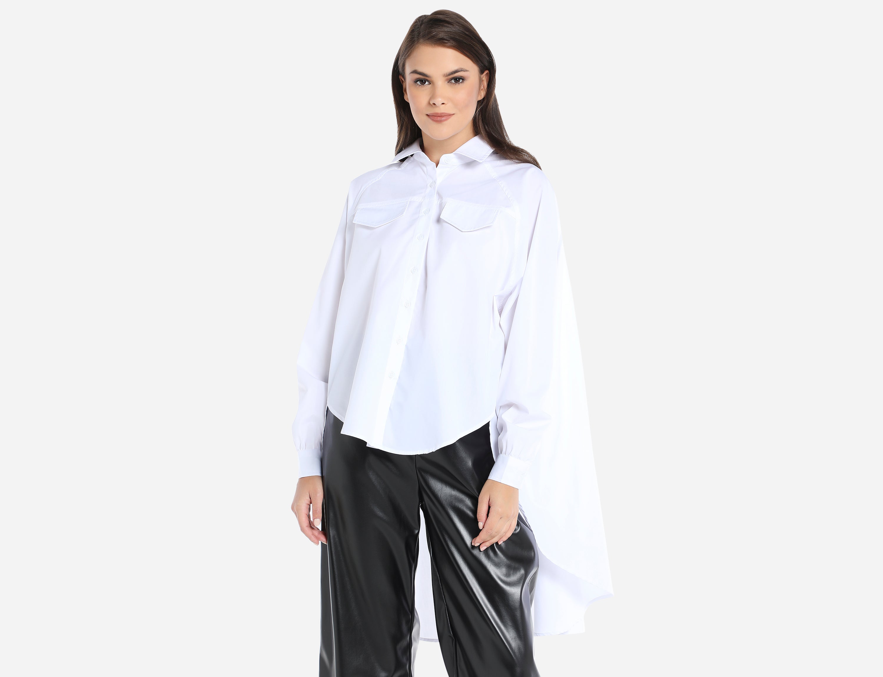 High low oversized shirt