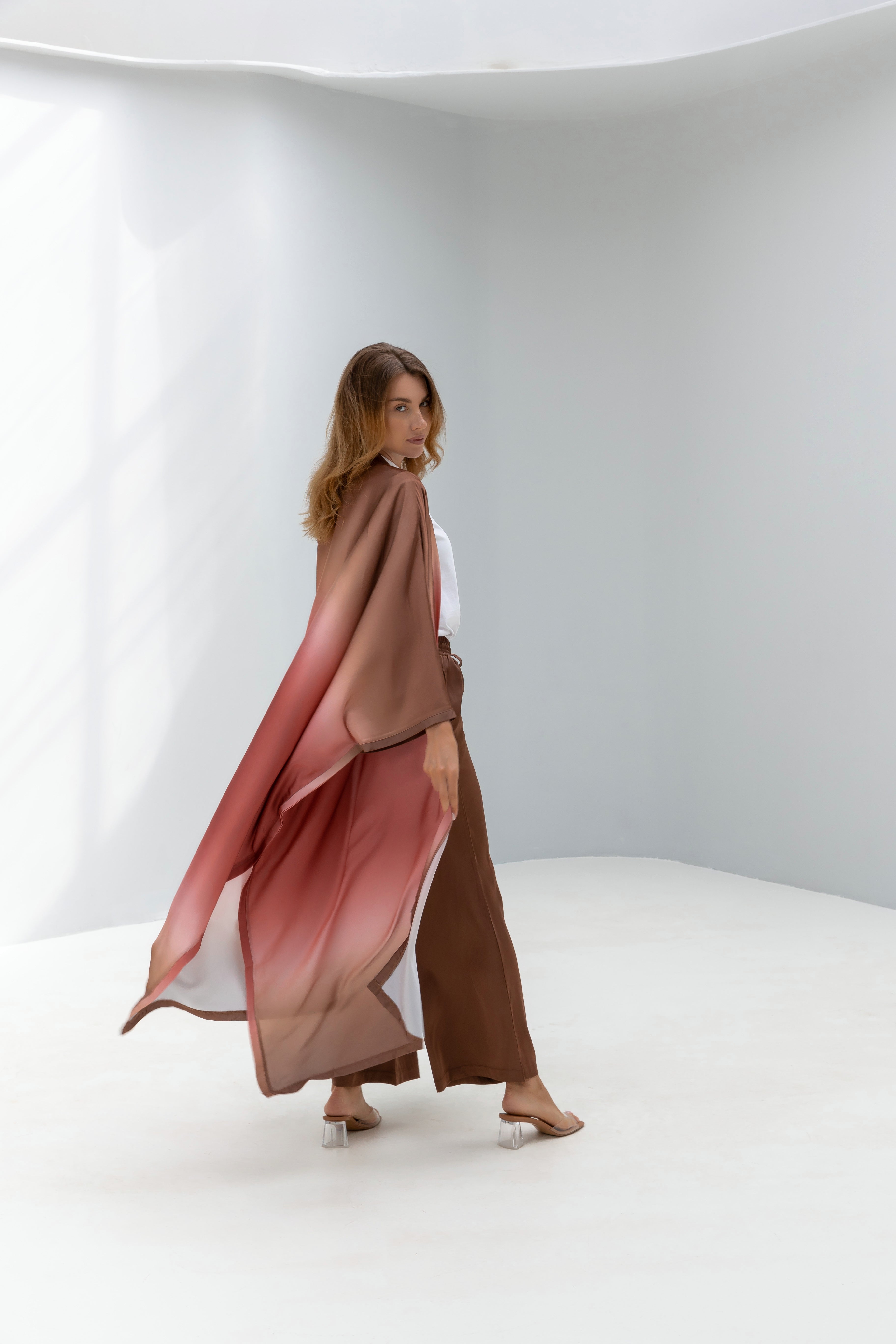 Maxi Silk Kimono