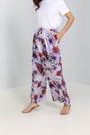 Flowing wide-leg Printed Trousers