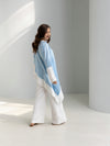 Asymmetric Linen Top