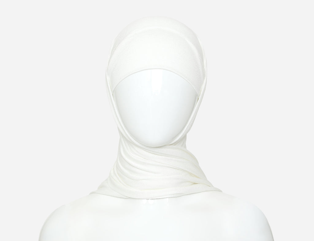 Scarf with visible Under-Hijab with short cords