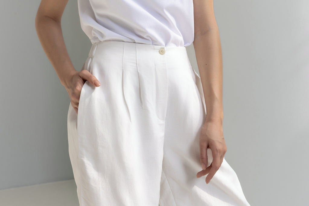 Wide leg Linen Pants