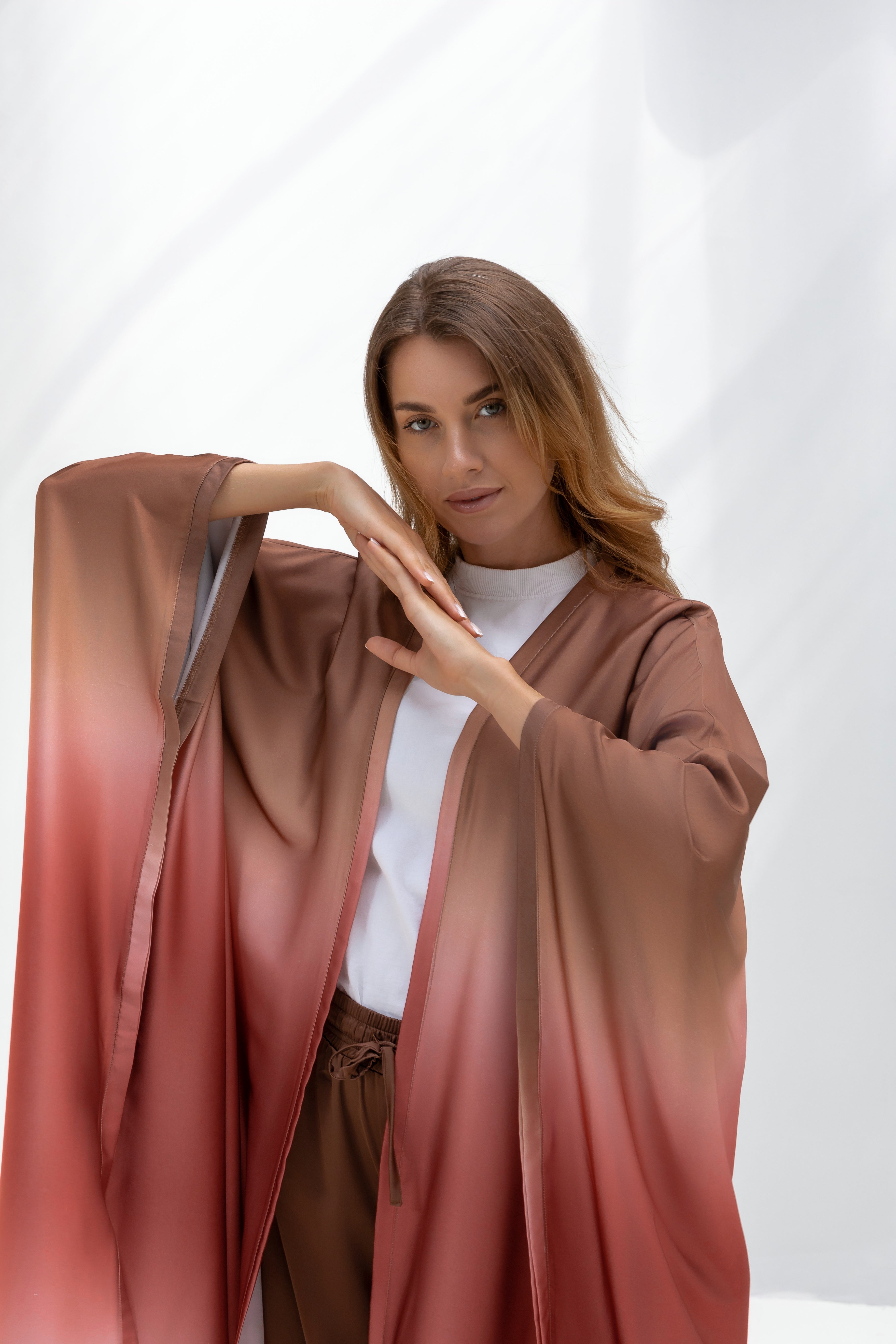 Maxi Silk Kimono