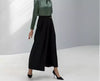 Trousers with Pleated Wrap