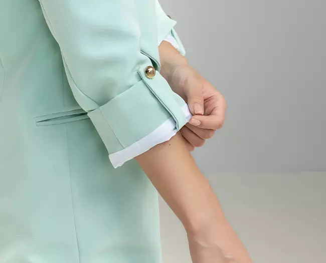 Lapelless Blazer
