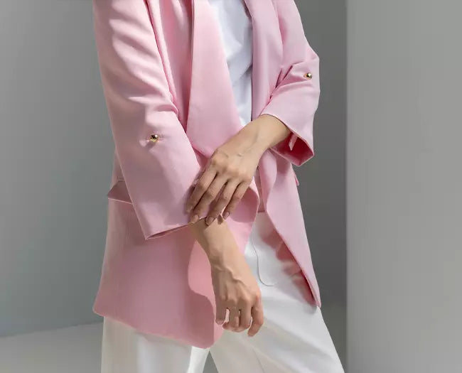 Lapelless Blazer