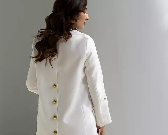 Lapelless Blazer