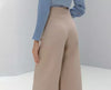 Trousers with Pleated Wrap
