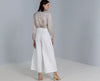 Trousers with Pleated Wrap