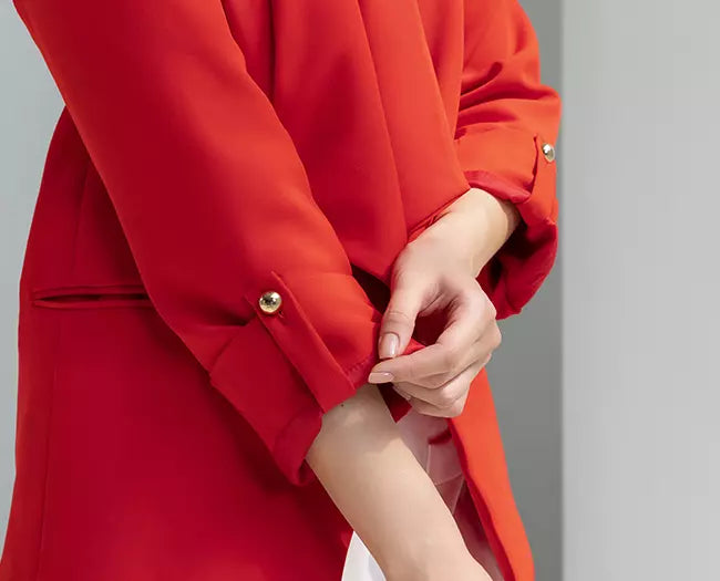 Lapelless Blazer
