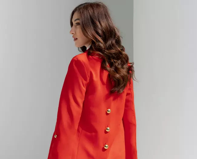 Lapelless Blazer