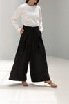 Wide-leg mid-waist tailored Trousers