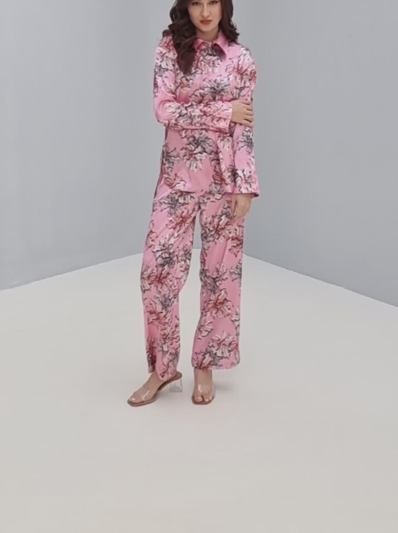 Flowing Printed Trousers
