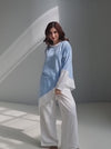 Asymmetric Linen Top