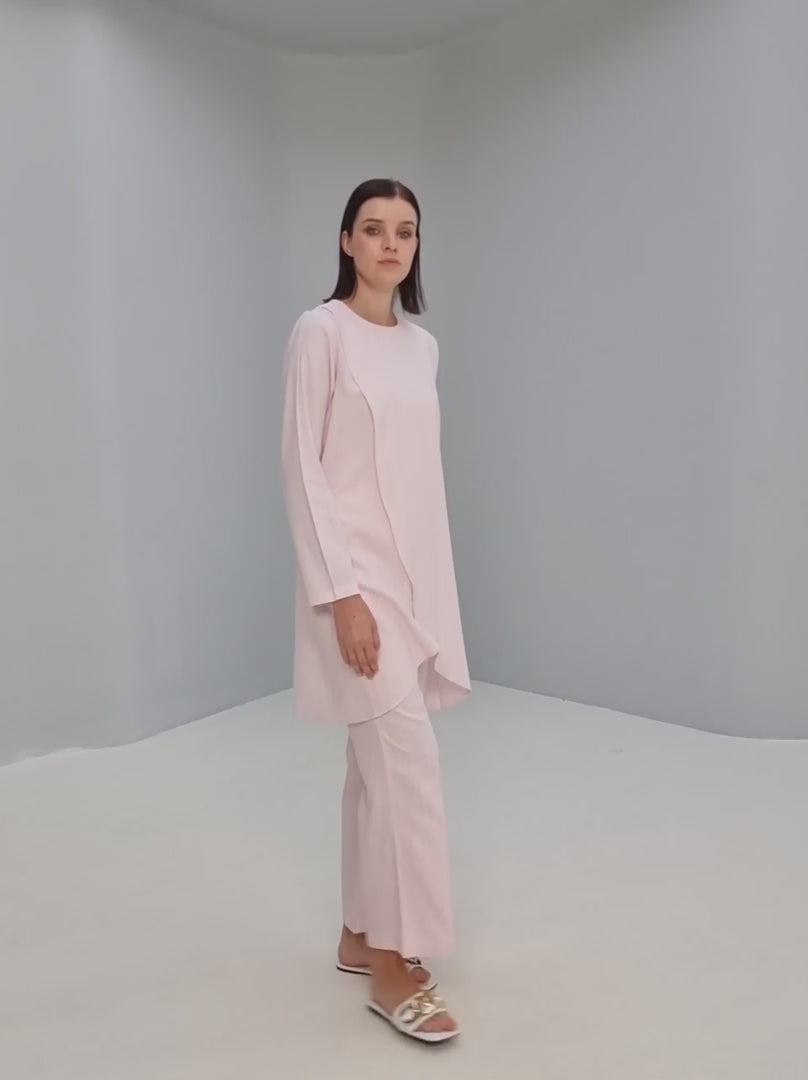 Linen Cross over Top
