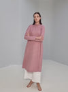 High-Slit Linen Top